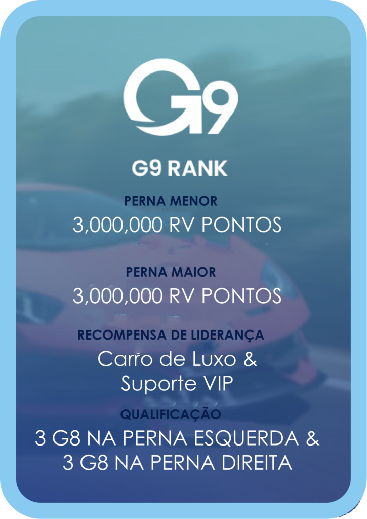 ranks e recompensas g9 pt go global multilevel network