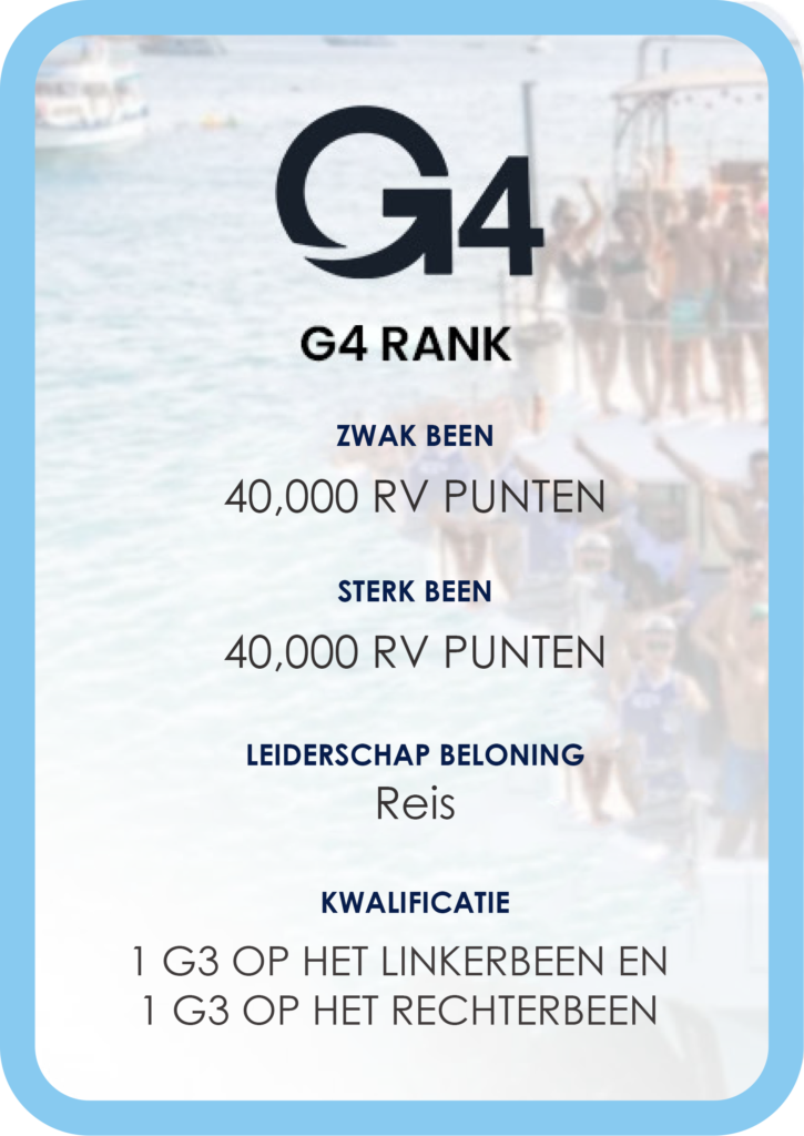 G4 GOGLOBAL rangen en compensaties g4 gaan wereldwijd netwerk op meerdere niveaus
